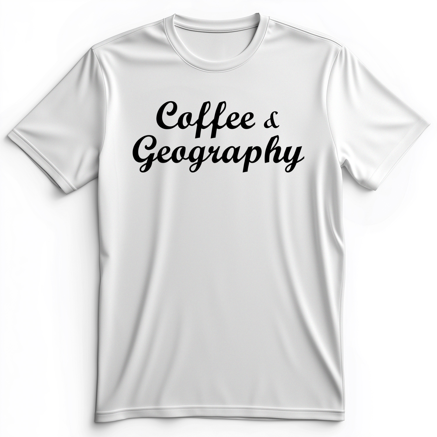 Coffee and Geography Premium Tee White / S