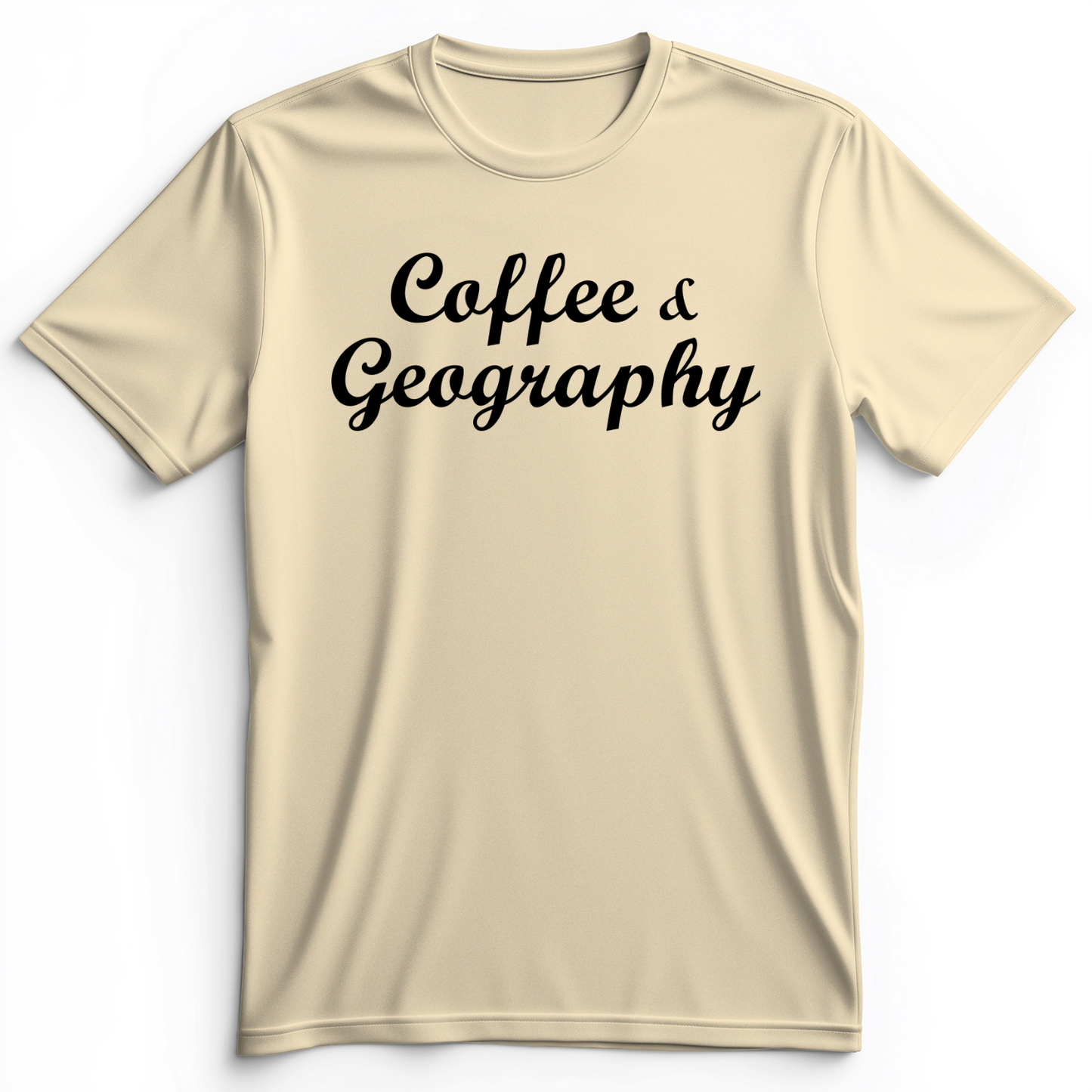 Coffee and Geography Premium Tee Natural / S