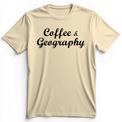 Coffee and Geography Premium Tee Natural / S