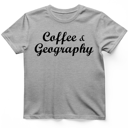Coffee and Geography T-Shirt Sport Grey / S