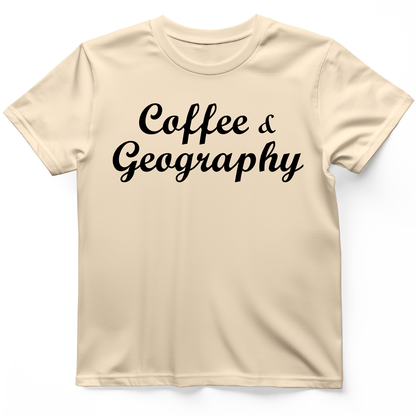 Coffee and Geography T-Shirt Natural / S