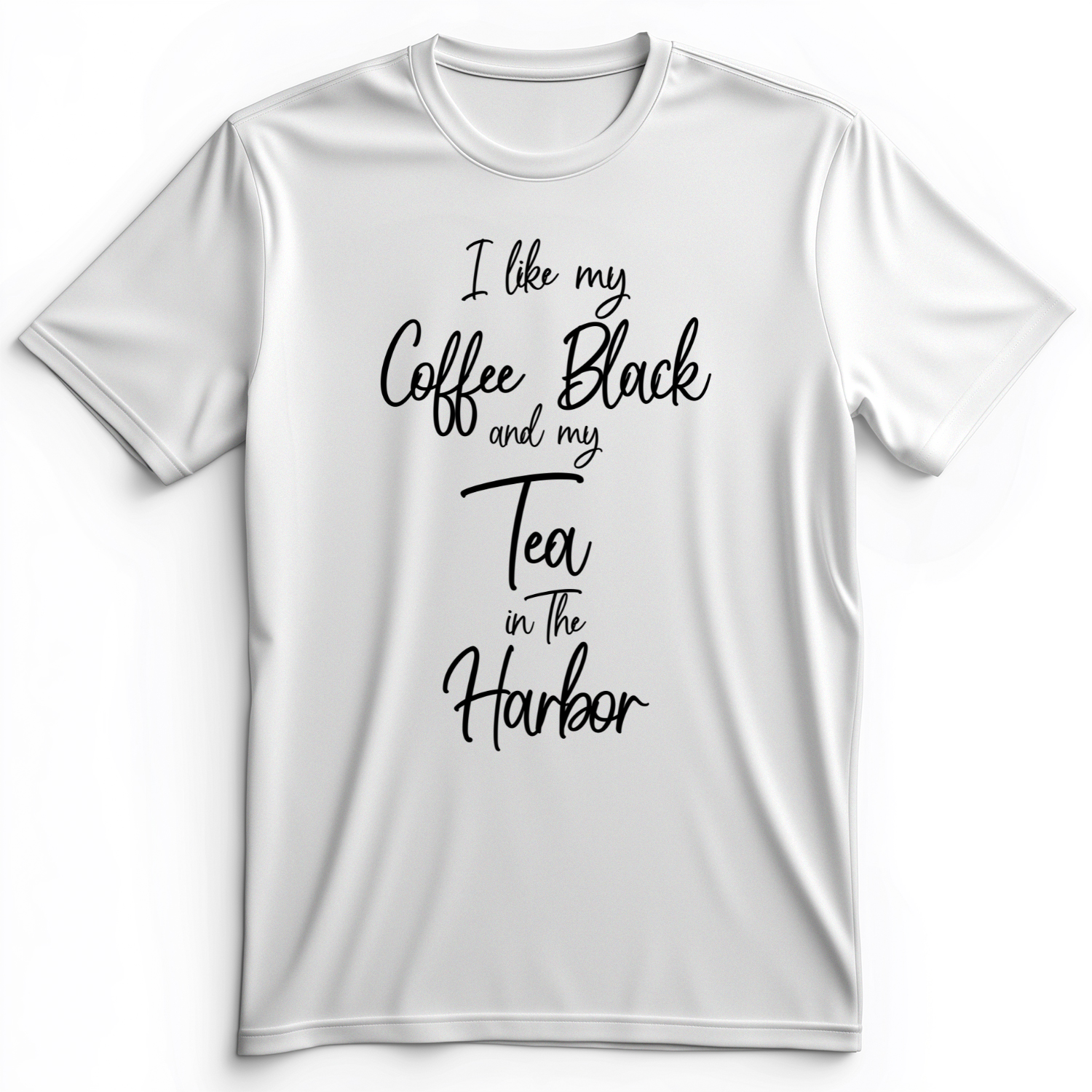 Coffee Black Premium Tee White / S