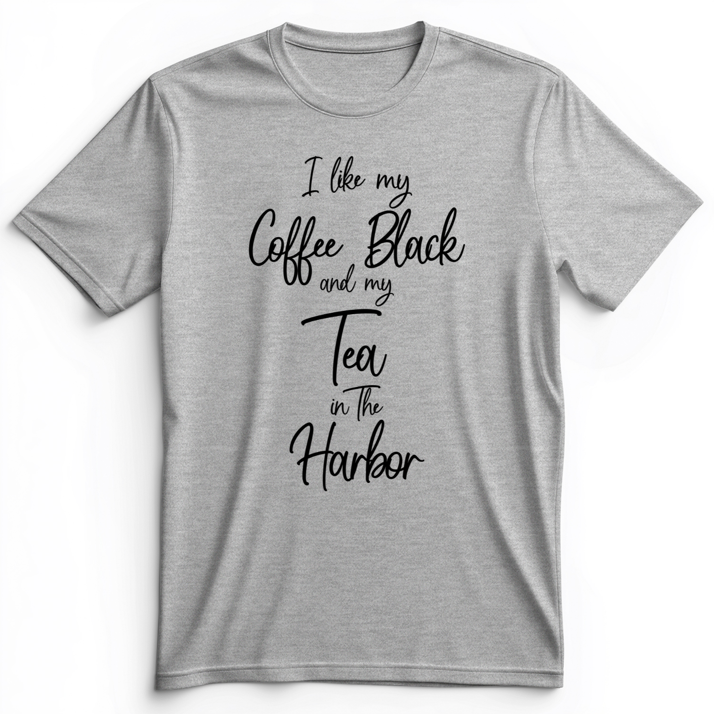 Coffee Black Premium Tee Athletic Heather / S