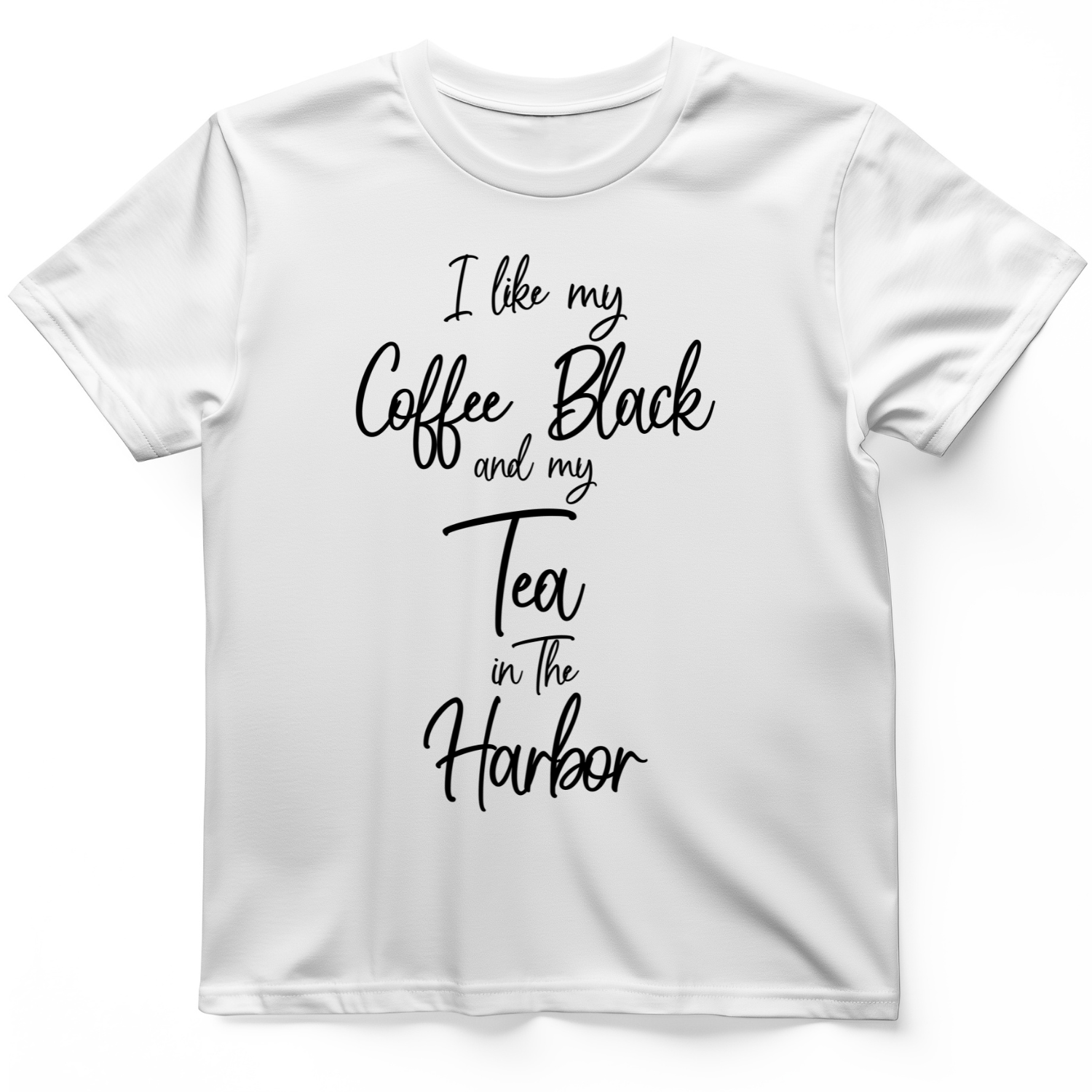 Coffee Black T-Shirt White / S