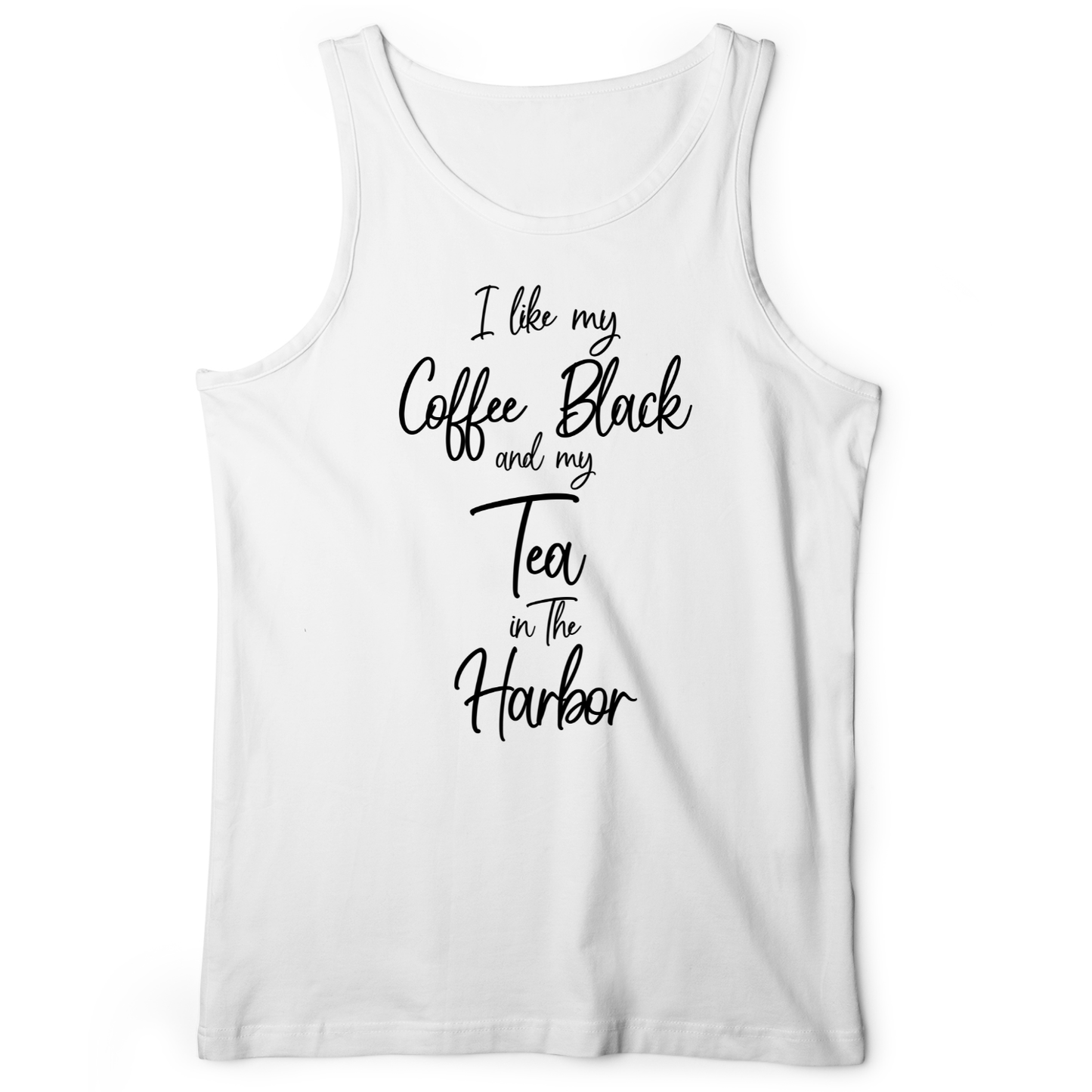 Coffee Black Tank White / XS