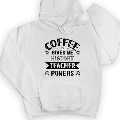 Coffee Power Hoodie White / S