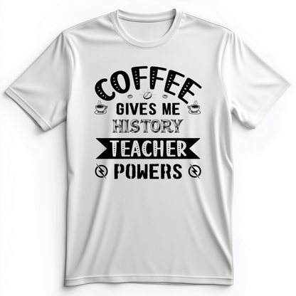 Coffee Power Premium Tee White / S