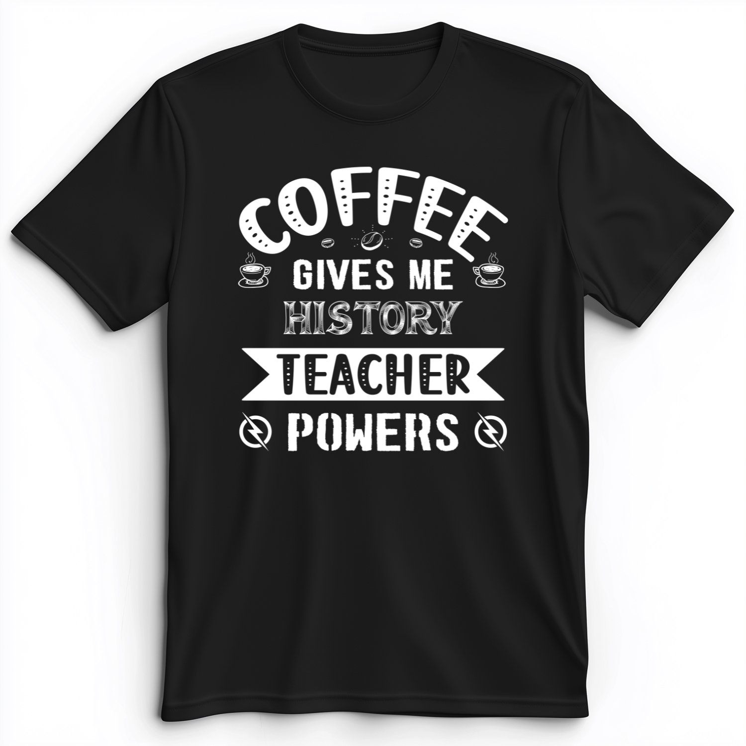 Coffee Power Premium Tee Black / S