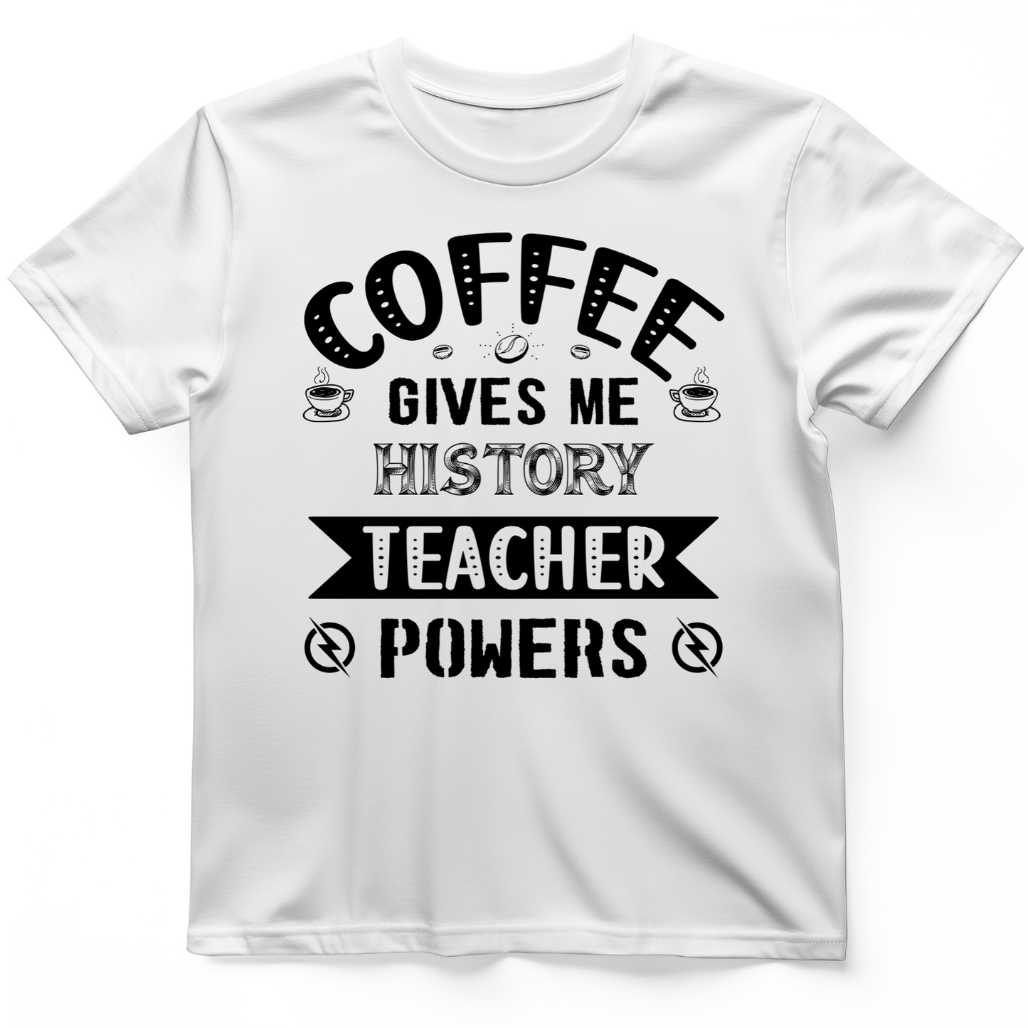 Coffee Power T-Shirt White / S