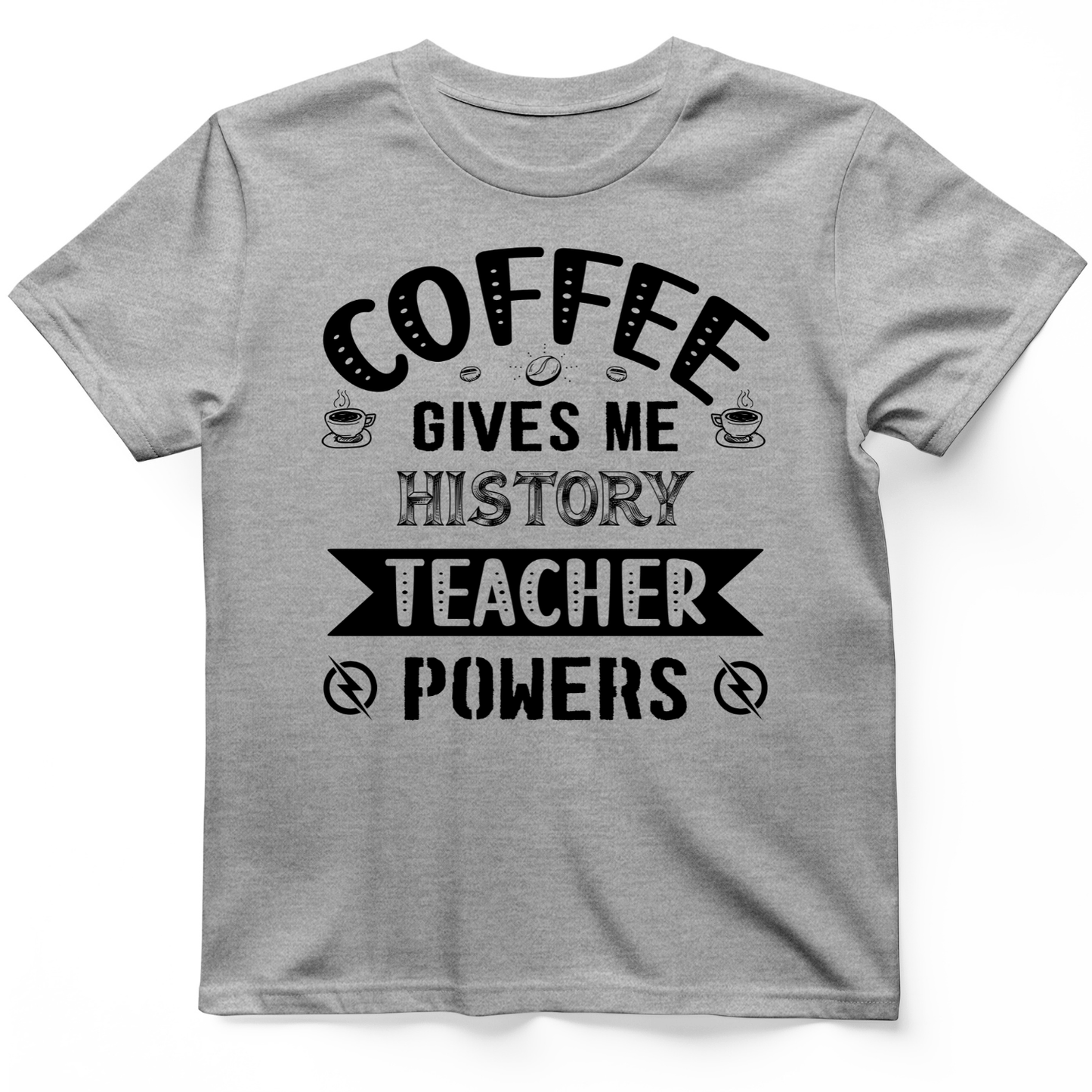 Coffee Power T-Shirt Sport Grey / S