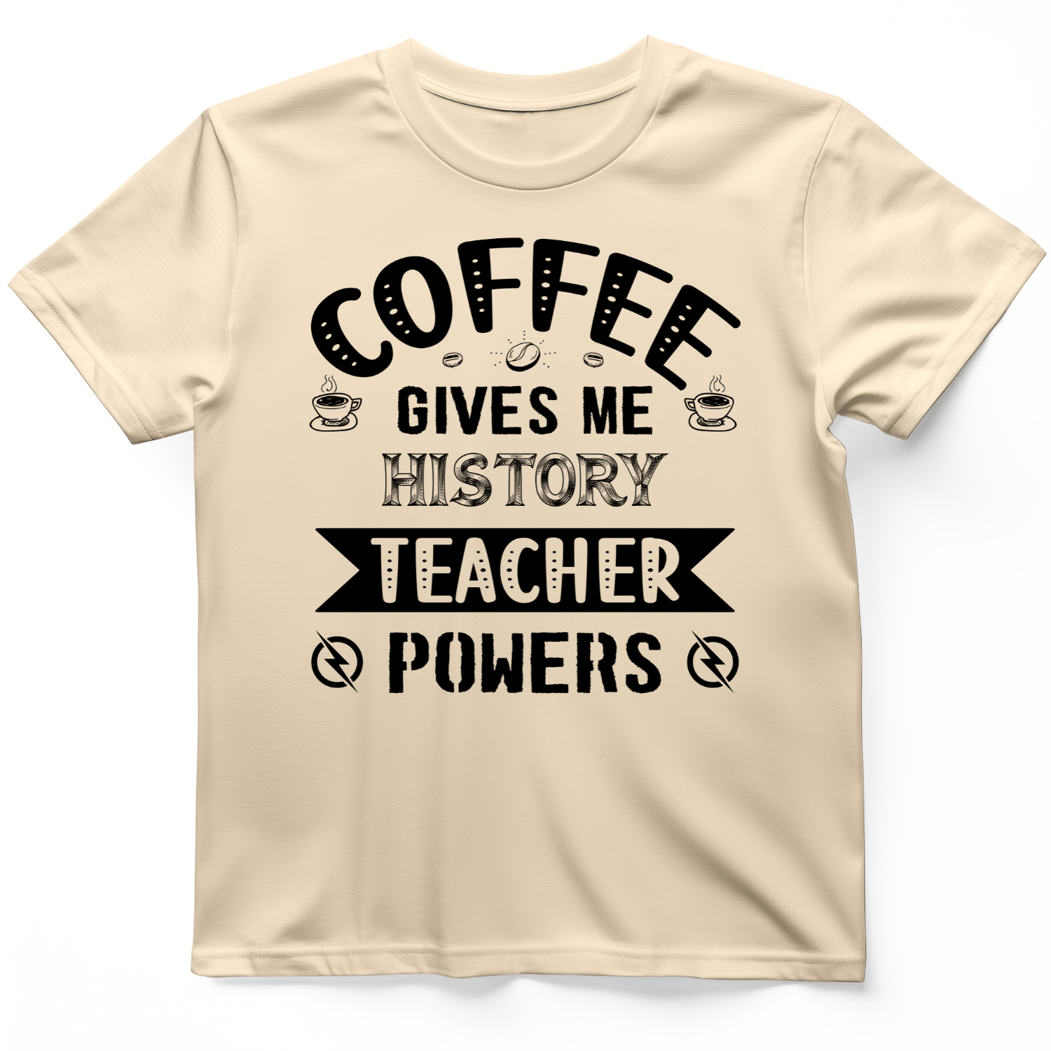 Coffee Power T-Shirt Natural / S