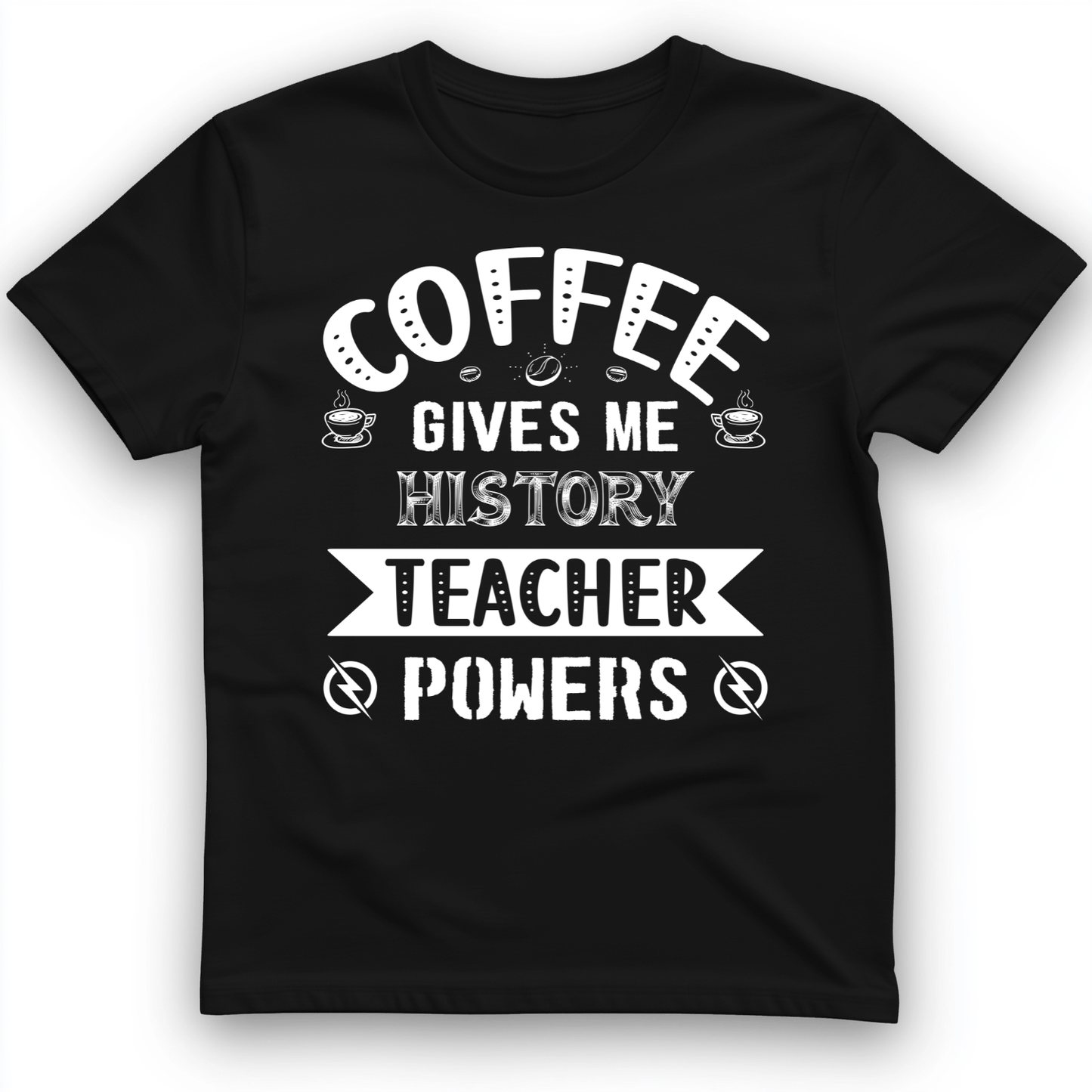 Coffee Power T-Shirt Black / S