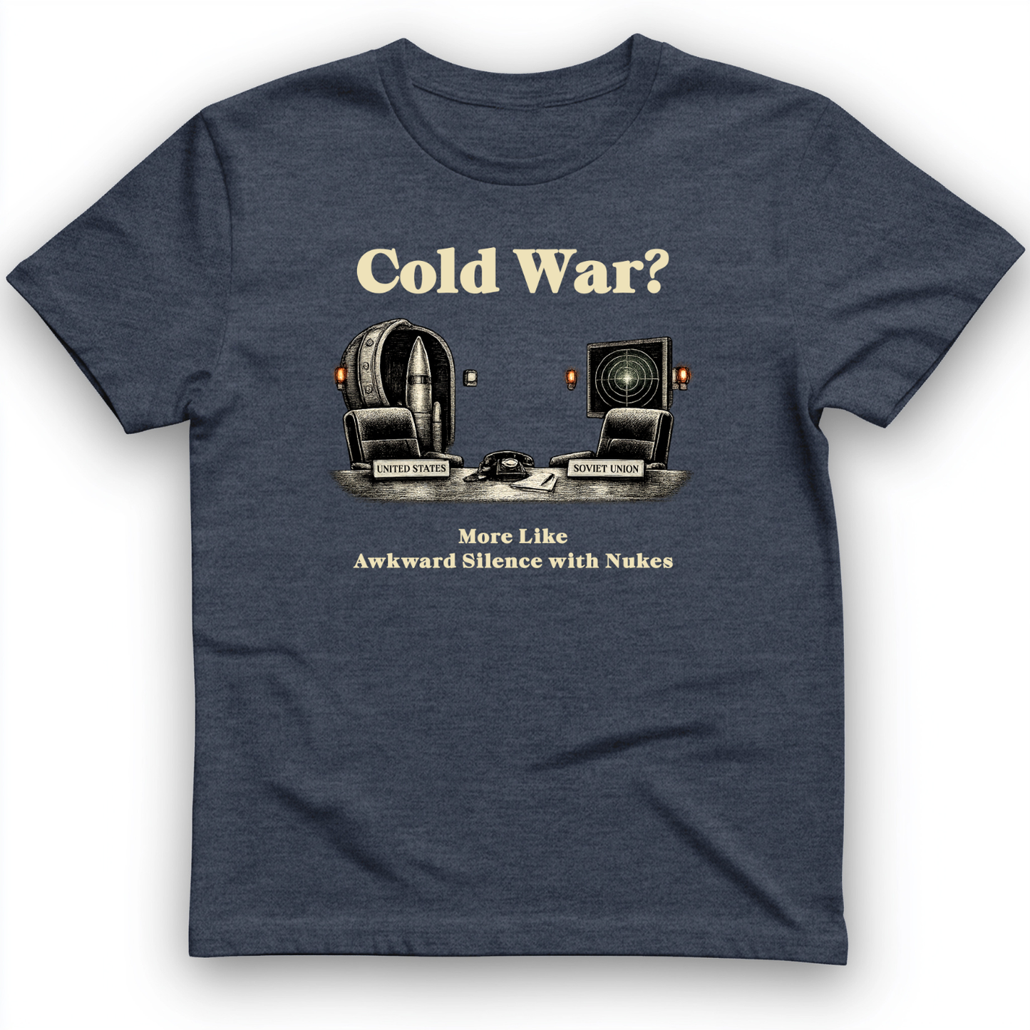 Cold War T-Shirt Heather Navy / S