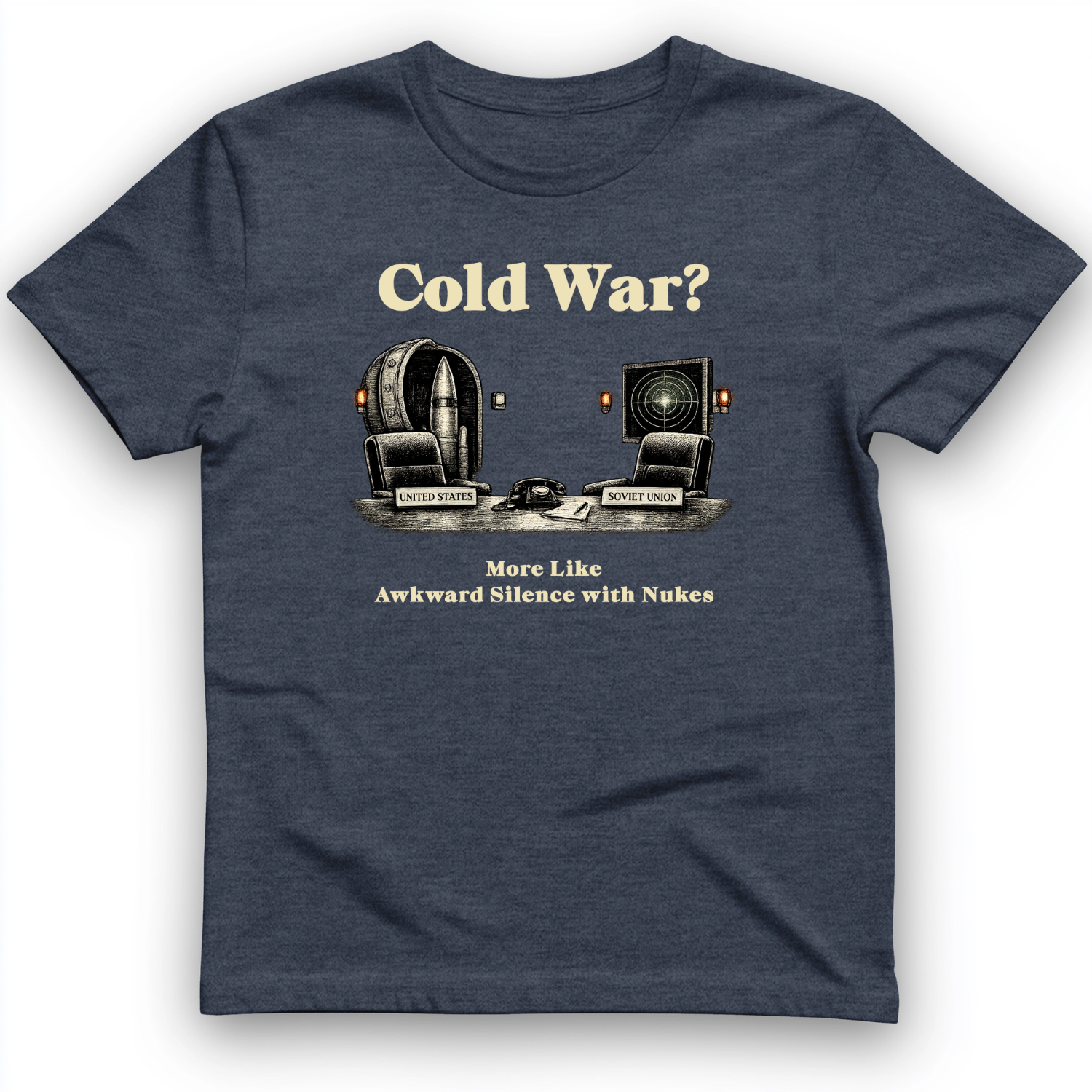 Cold War T-Shirt Heather Navy / S