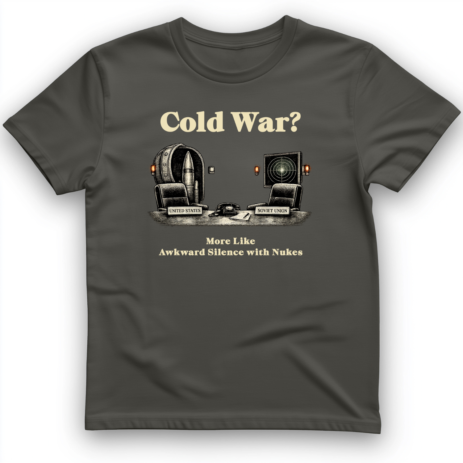 Cold War T-Shirt Charcoal / S