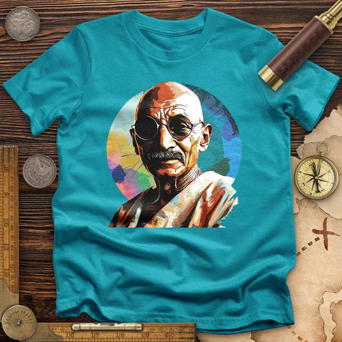 Colorful Ghandi T-Shirt