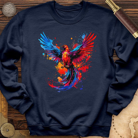 Colorful Phoenix Crewneck Navy / S