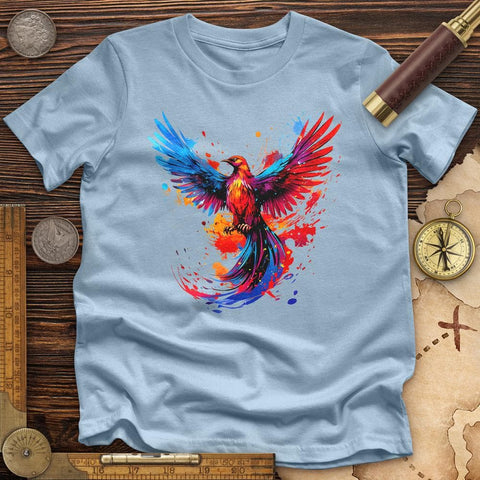 Colorful Phoenix High Quality Tee Light Blue / S