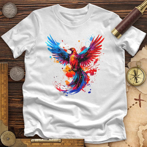 Colorful Phoenix High Quality Tee White / S