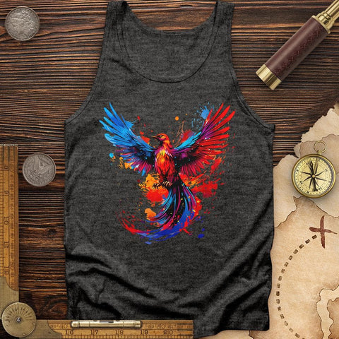 Colorful Phoenix Tank Charcoal Black TriBlend / XS