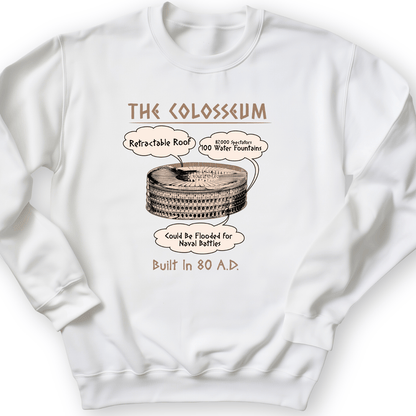 Colosseum Crewneck White / S