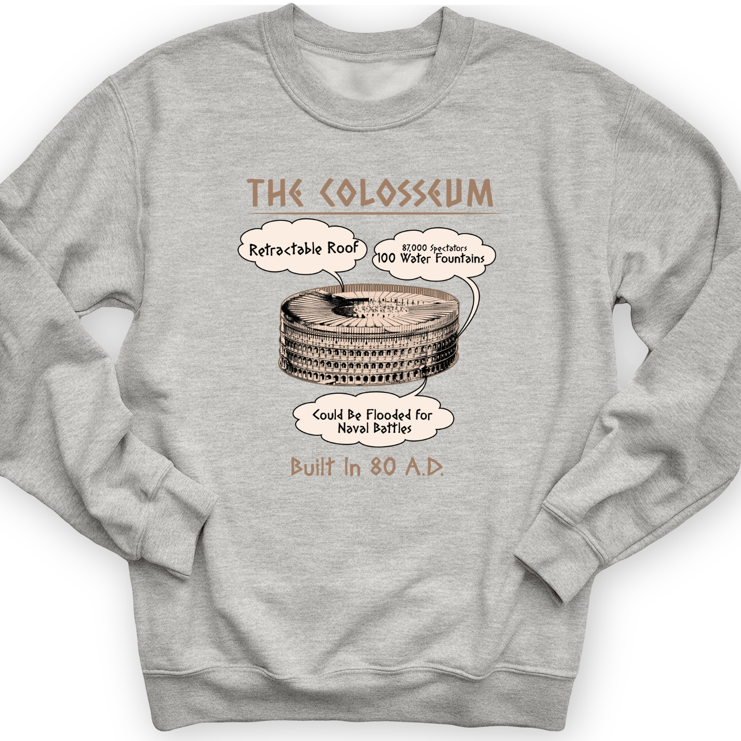 Colosseum Crewneck Sport Grey / S