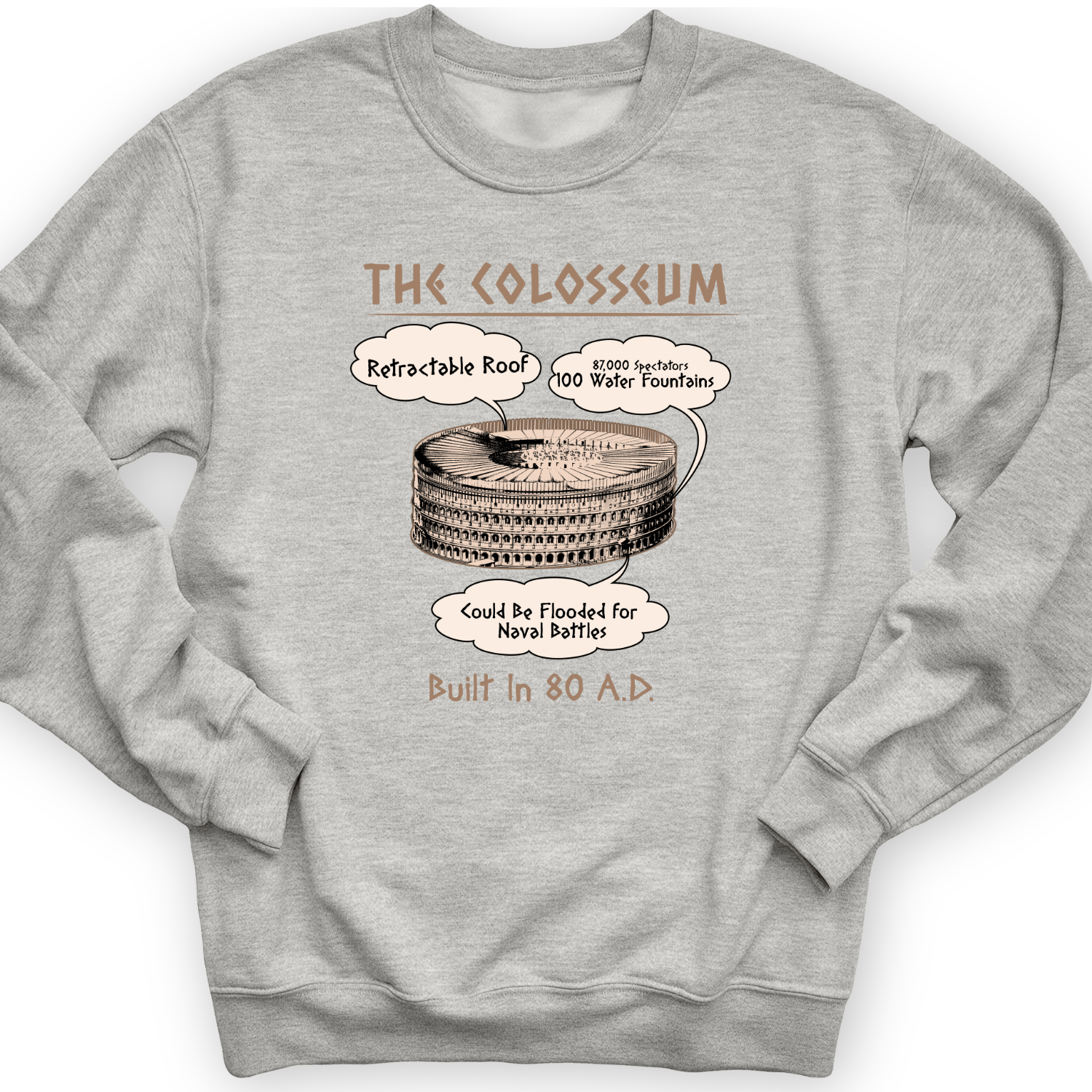 Colosseum Crewneck Sport Grey / S