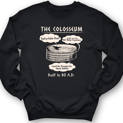 Colosseum Crewneck Black / S