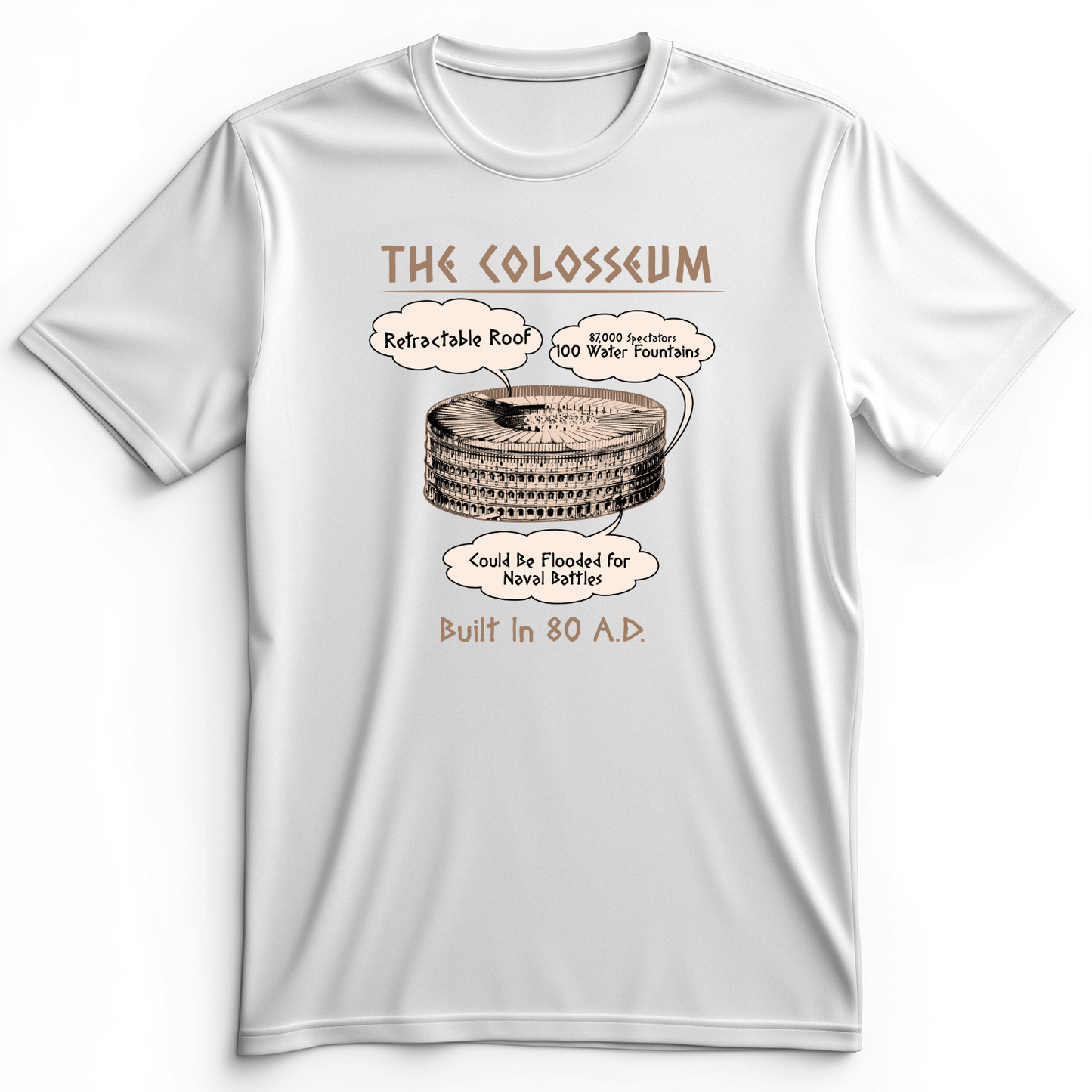 Colosseum Premium Tee White / S