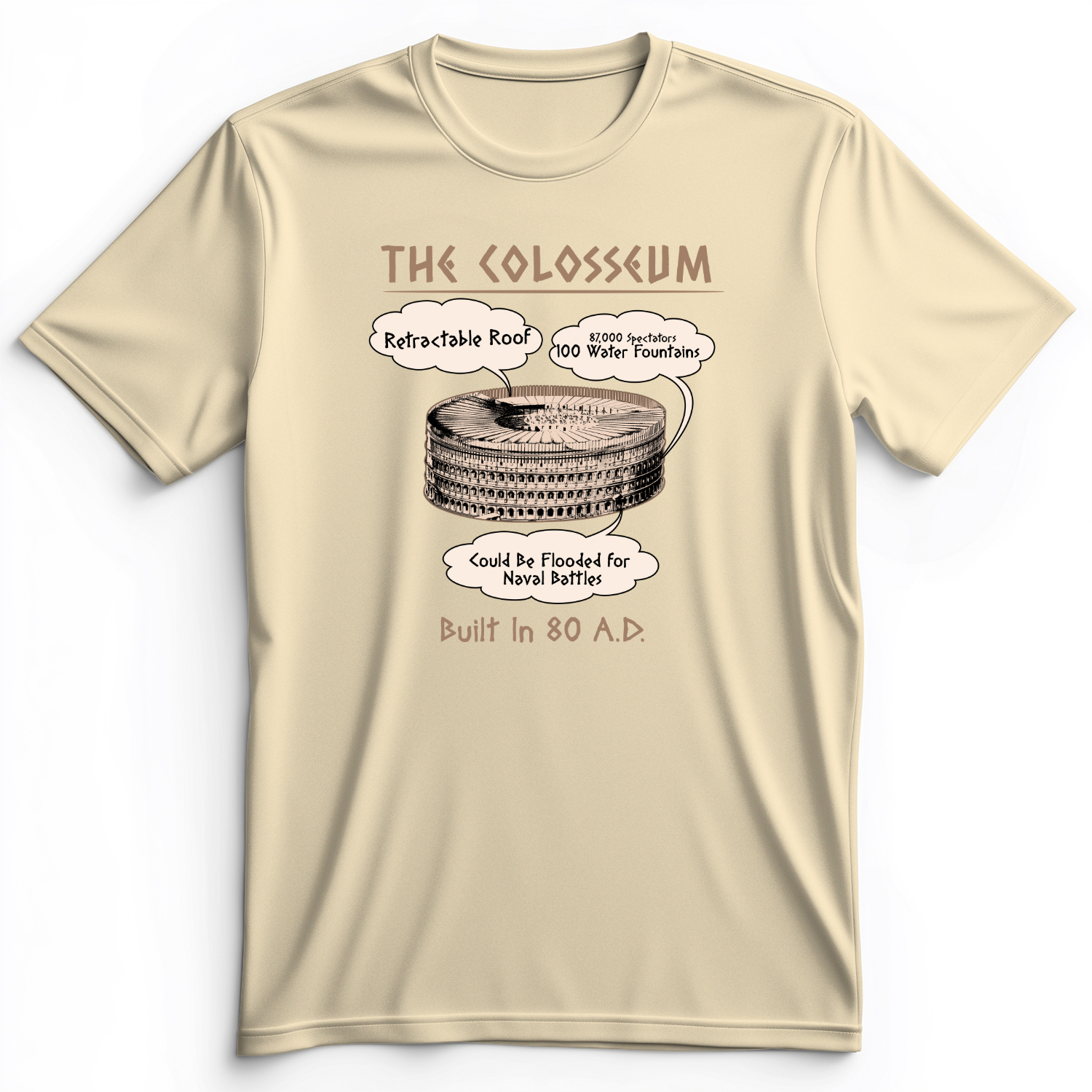 Colosseum Premium Tee Natural / S