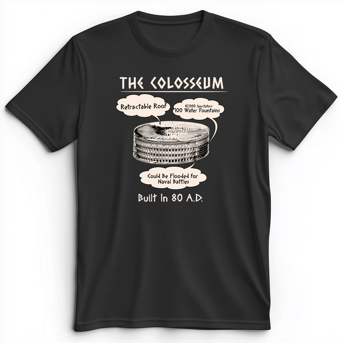 Colosseum Premium Tee Dark Grey Heather / S
