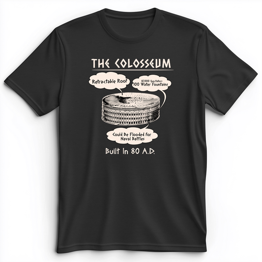 Colosseum Premium Tee Dark Grey Heather / S