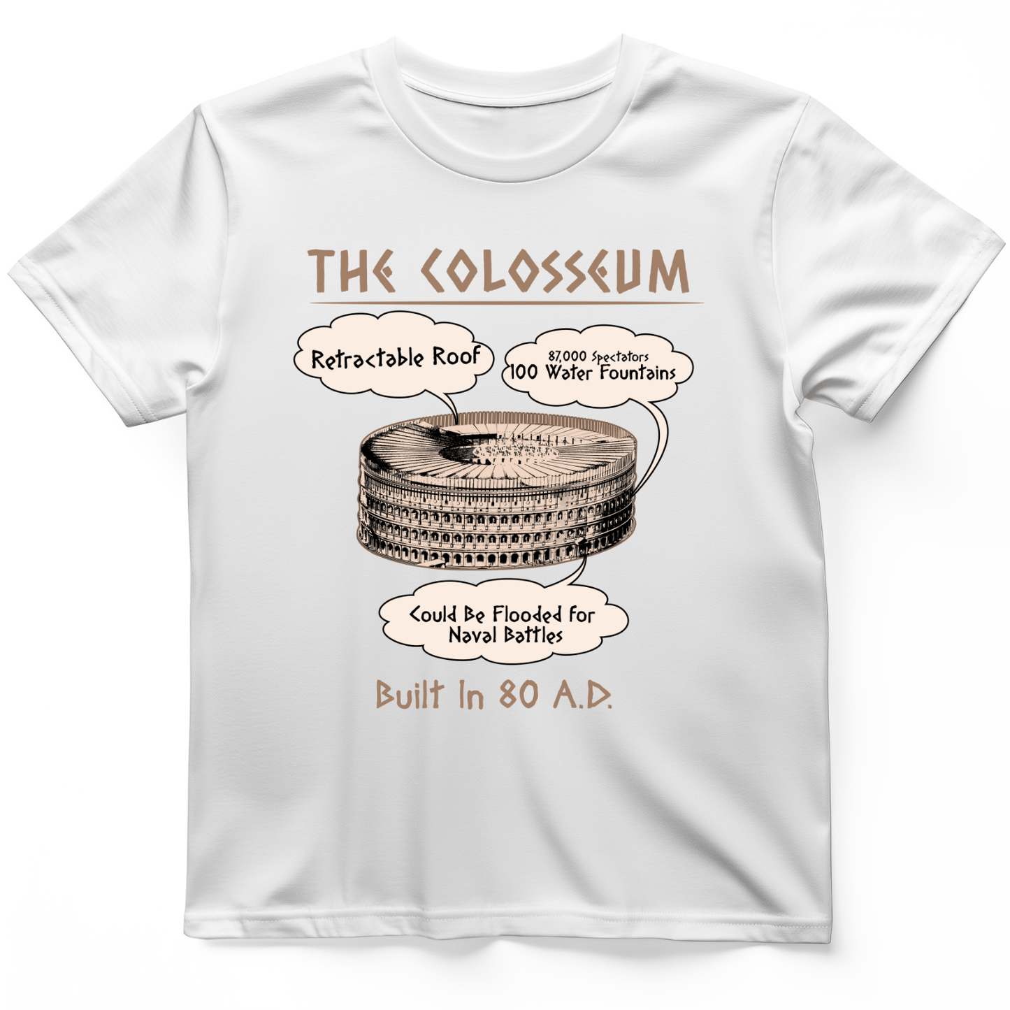 Colosseum T-Shirt White / S