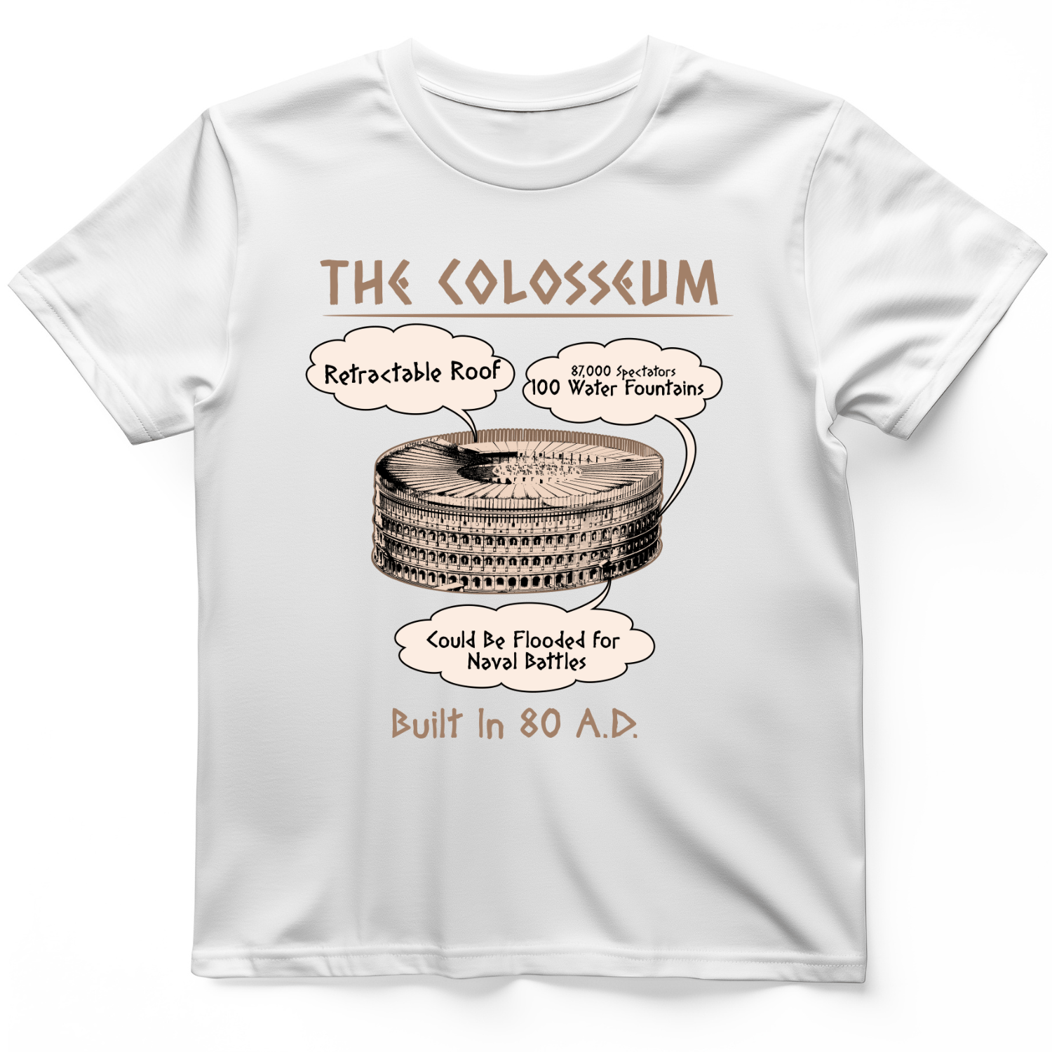 Colosseum T-Shirt White / S