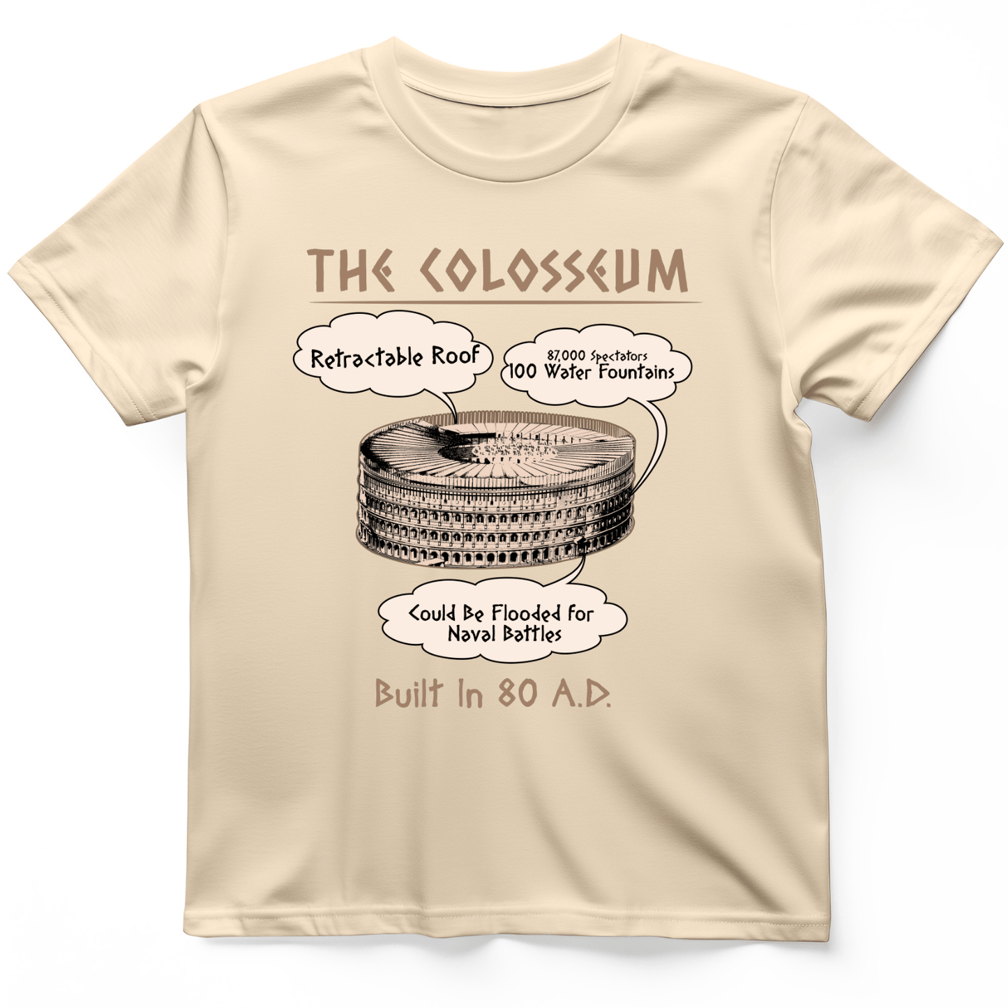 Colosseum T-Shirt Natural / S
