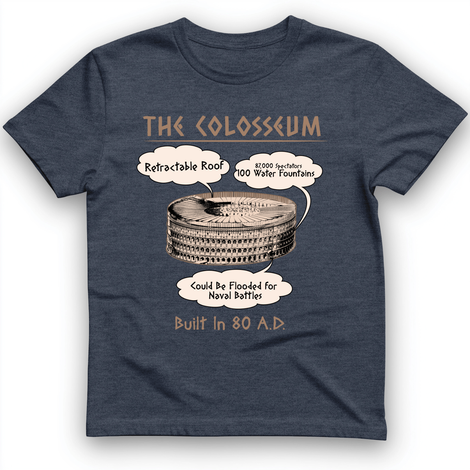 Colosseum T-Shirt Heather Navy / S