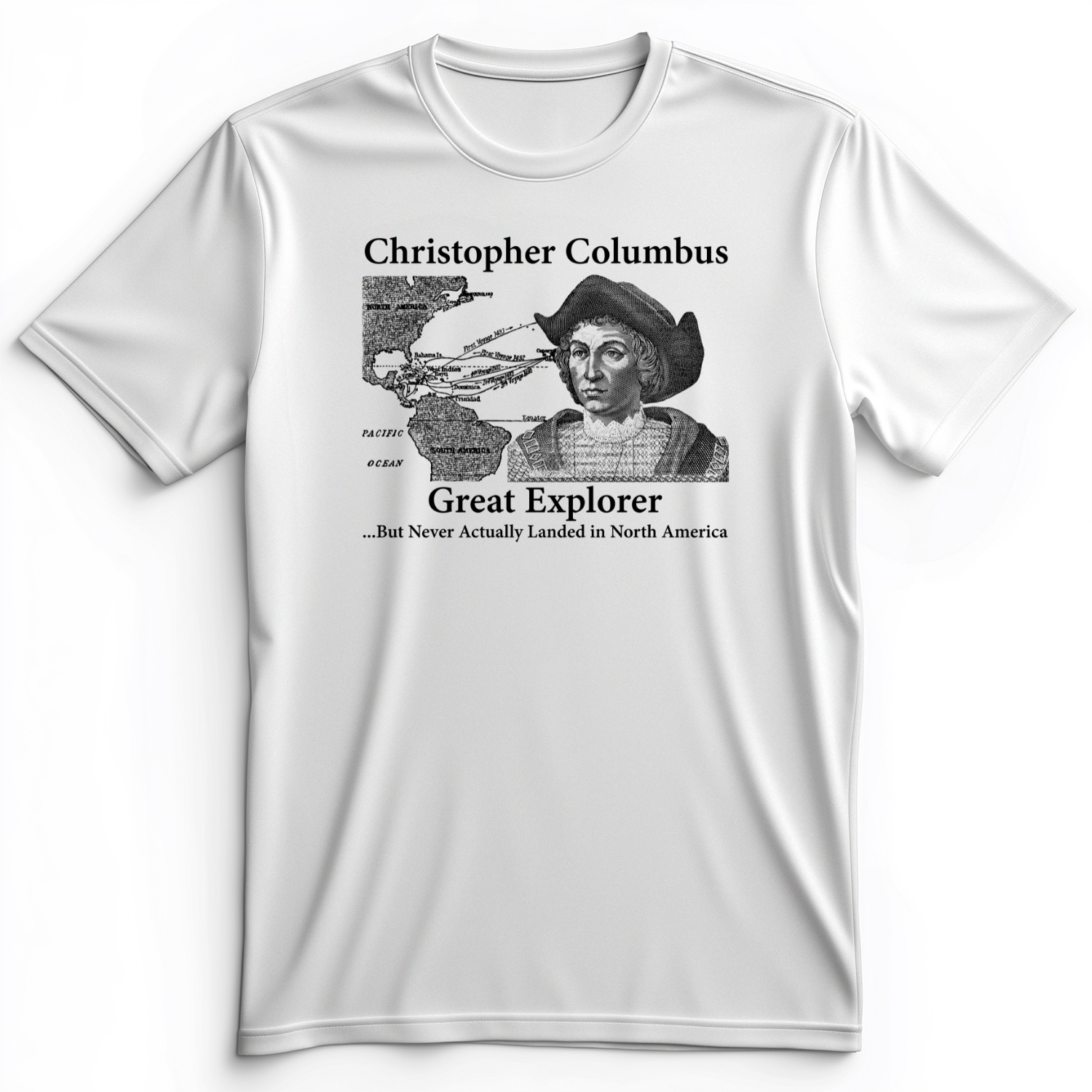 Columbus Day Premium Tee White / S