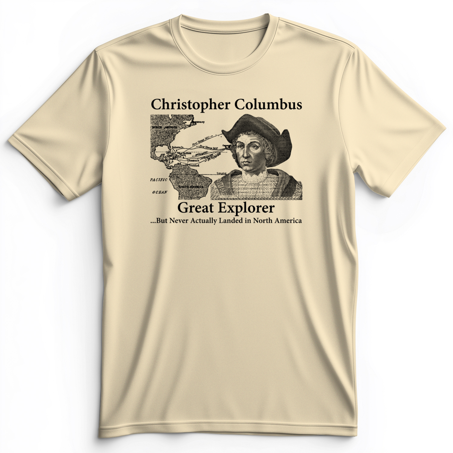 Columbus Day Premium Tee Natural / S