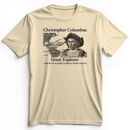 Columbus Day Premium Tee Natural / S