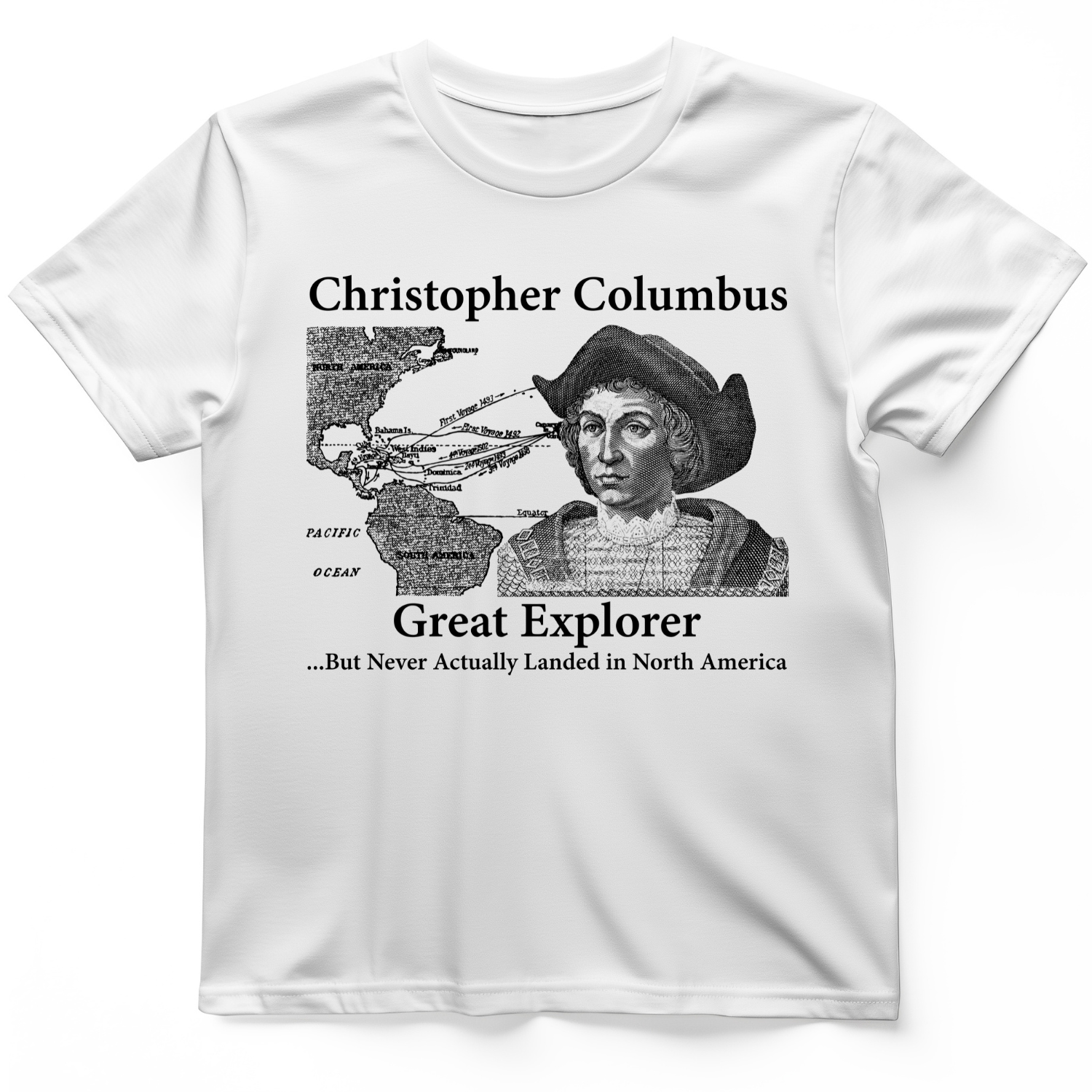 Columbus Day T-Shirt White / S
