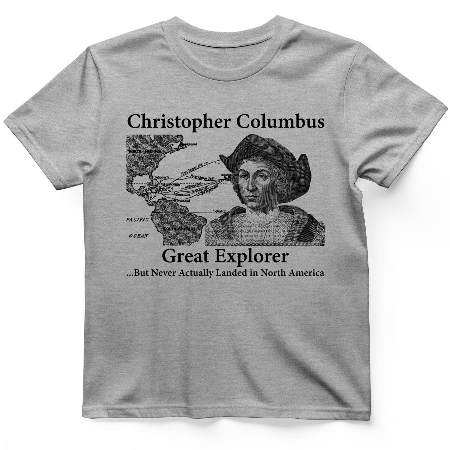 Columbus Day T-Shirt Sport Grey / S