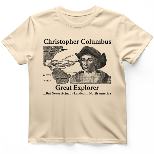 Columbus Day T-Shirt Natural / S