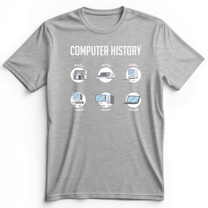 Computer History Premium Tee Athletic Heather / S