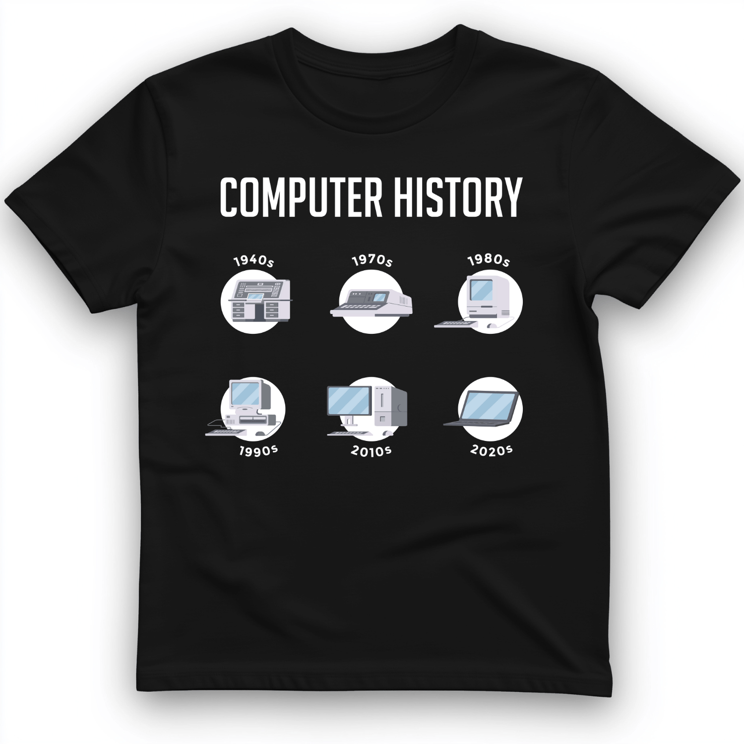 Computer History T-Shirt Black / S