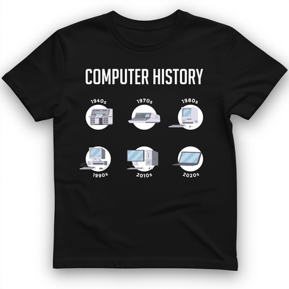 Computer History T-Shirt Black / S