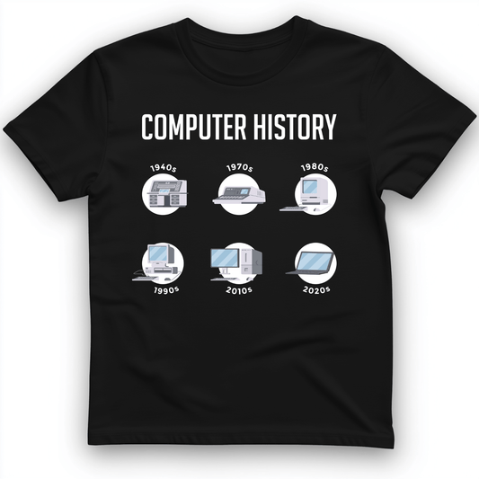 Computer History T-Shirt Black / S