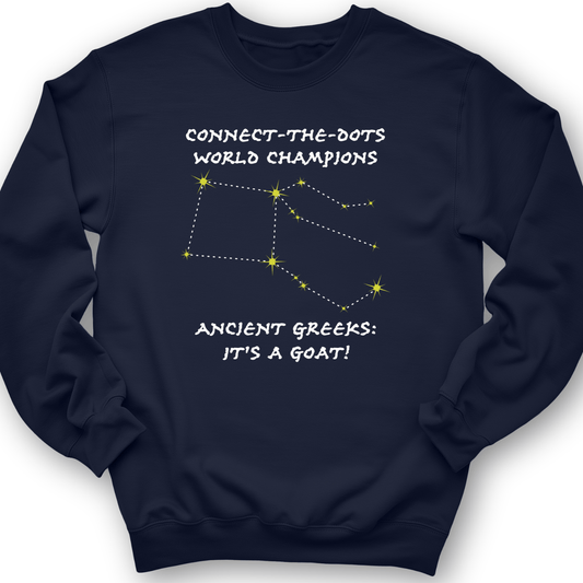 Connect The Dots Crewneck Navy / S