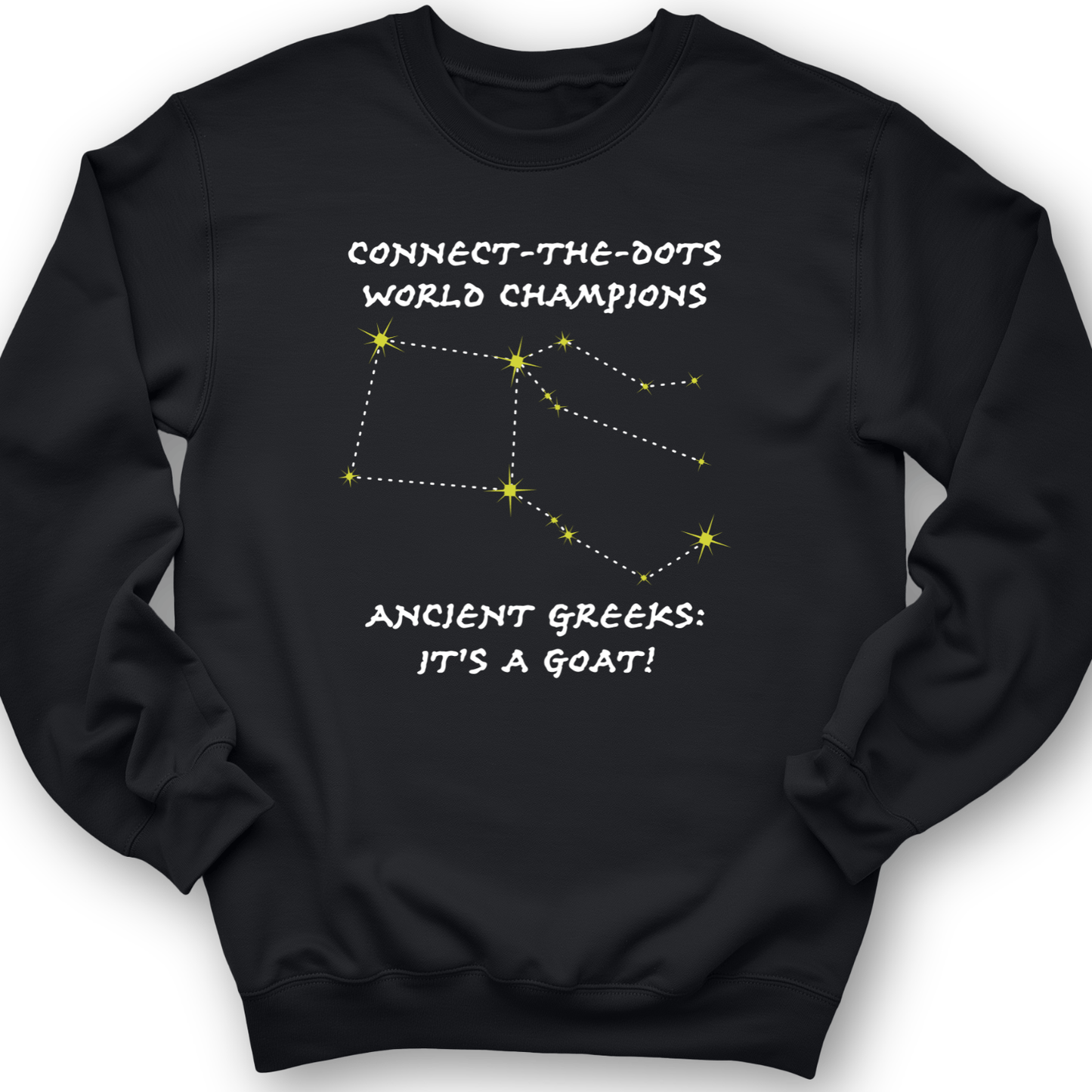 Connect The Dots Crewneck Black / S