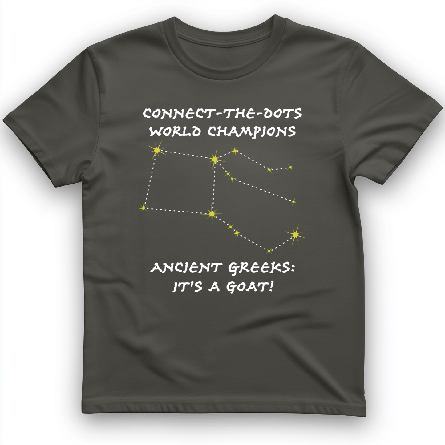 Connect The Dots T-Shirt Charcoal / S