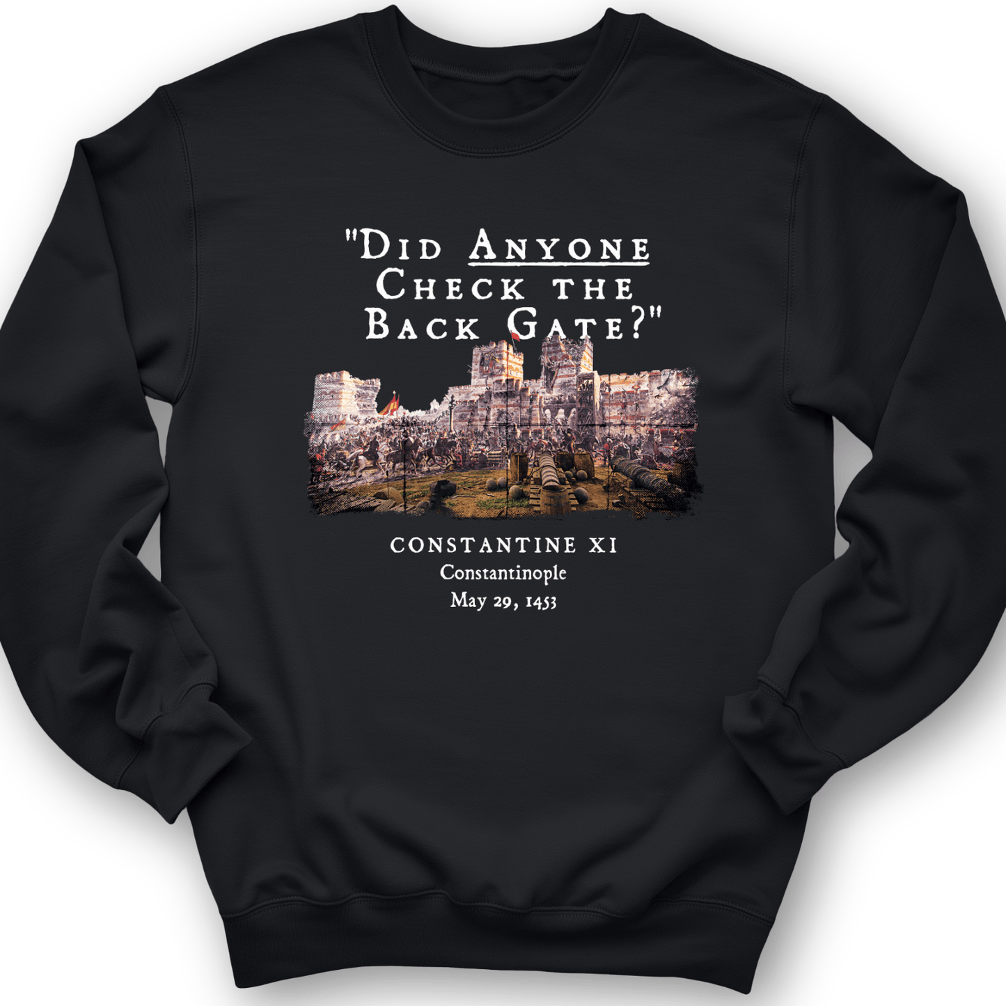 Constantinople Crewneck Black / S